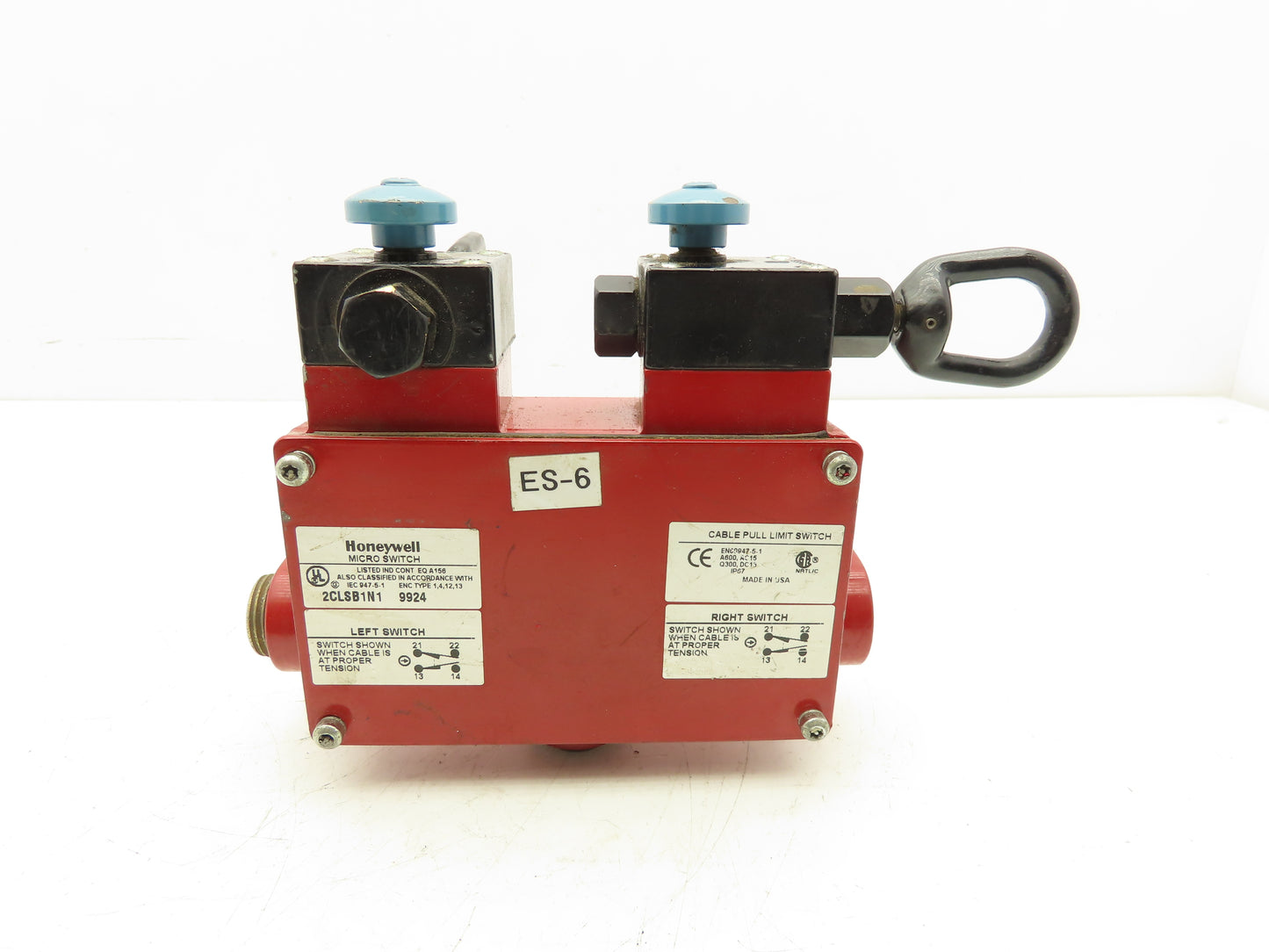 Honeywell 2CLSB1N1 Cable Pull Micro Switch IP 67 250VAC 2NC/2NO
