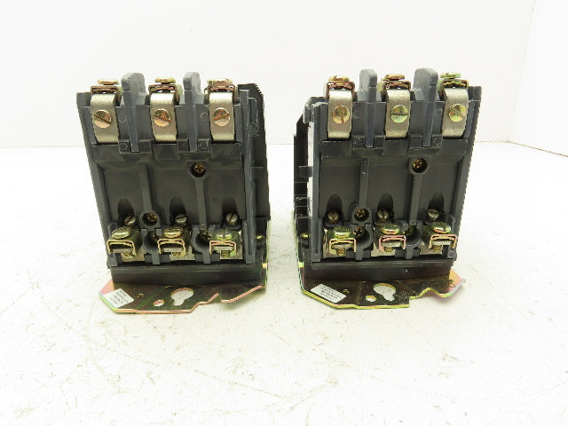 Allen-Bradley 500-AOD930 Motor Starter Contactor 120V Coil 600VAC 18A Lot Of 2