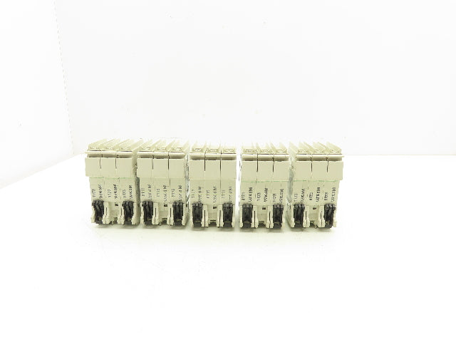 ABB S203UP-K6A 3-Pole Circuit Breaker 20A 480VAC 18-4AWG DIN Mountable Lot of 5