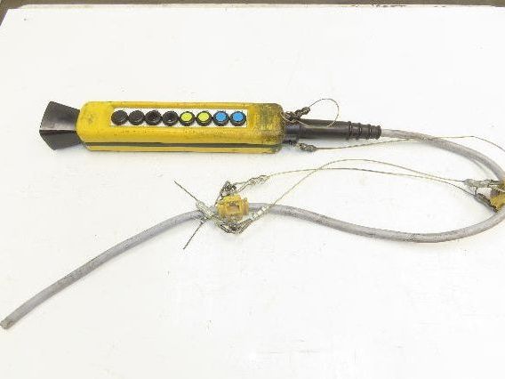 Schneider XAC-A08 Crane Hoist 8-Station Pushbutton Control Pendant Single-Speed