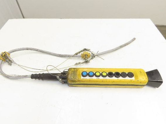Schneider XAC-A08 Crane Hoist 8-Station Pushbutton Control Pendant Single-Speed