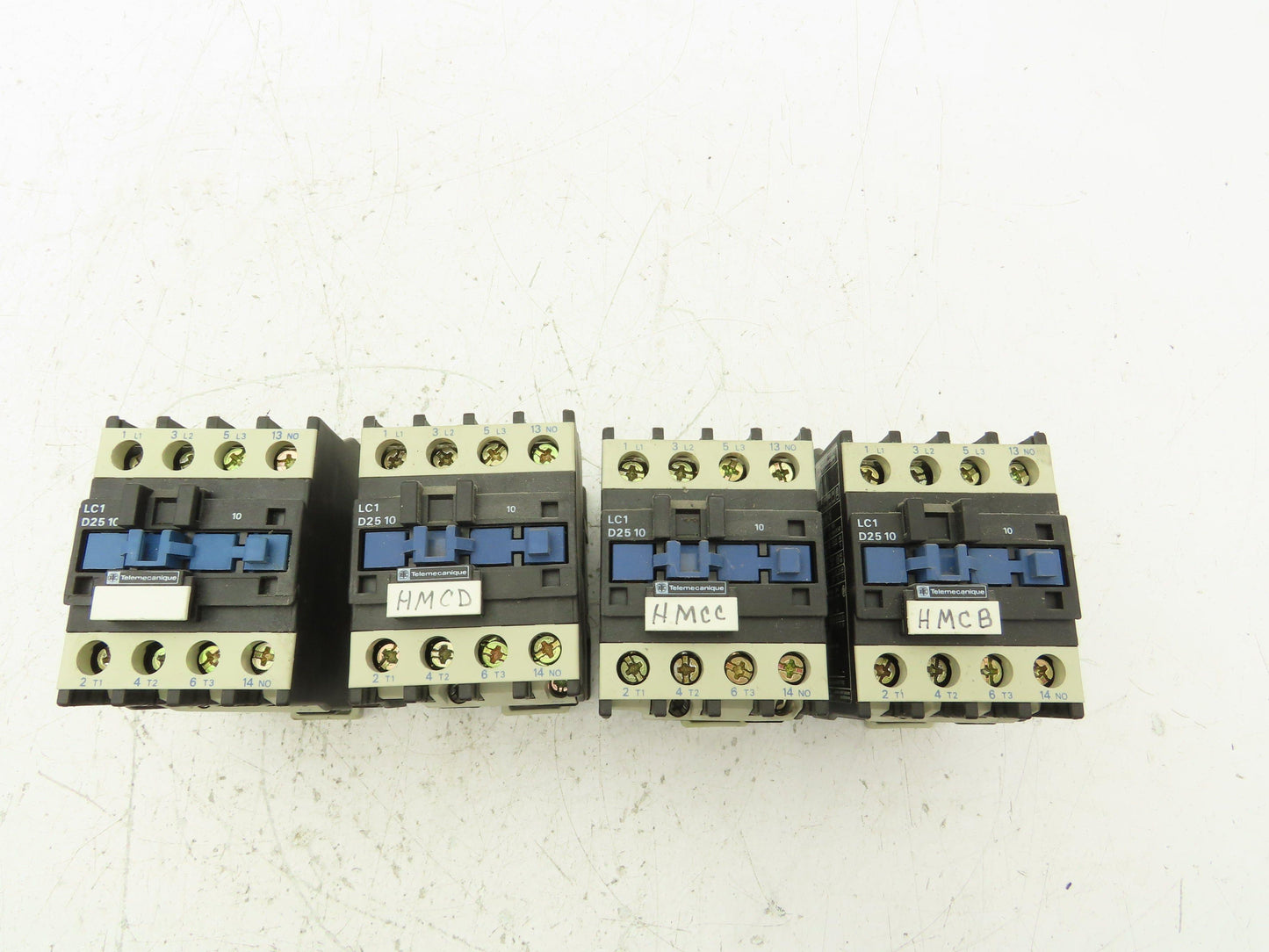 Telemecanique LC1D2510 Contactor 120V Coil 600V 40A15Hp 3 Ph Lot Of 4