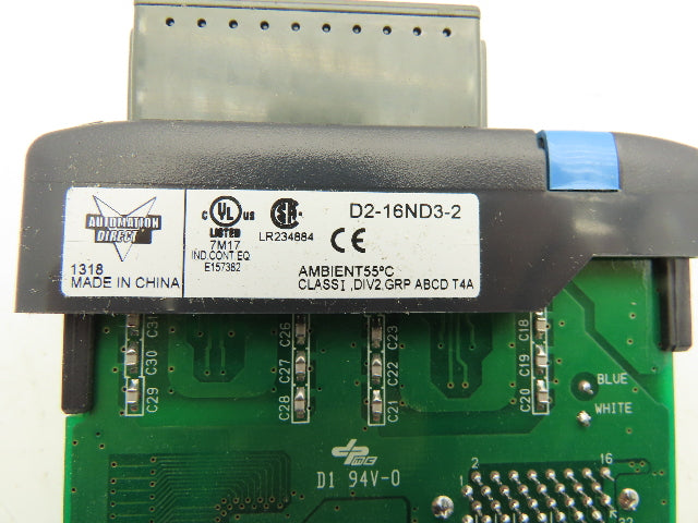 Automation Direct D2-16ND3-2 Input Module 20-28VDC 8mA Lot of 4