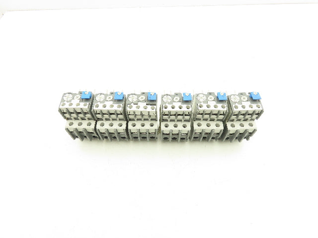 ABB TA25DU Overload Relay 0.16-0.25A 600VAC 3Pole Lot of 6