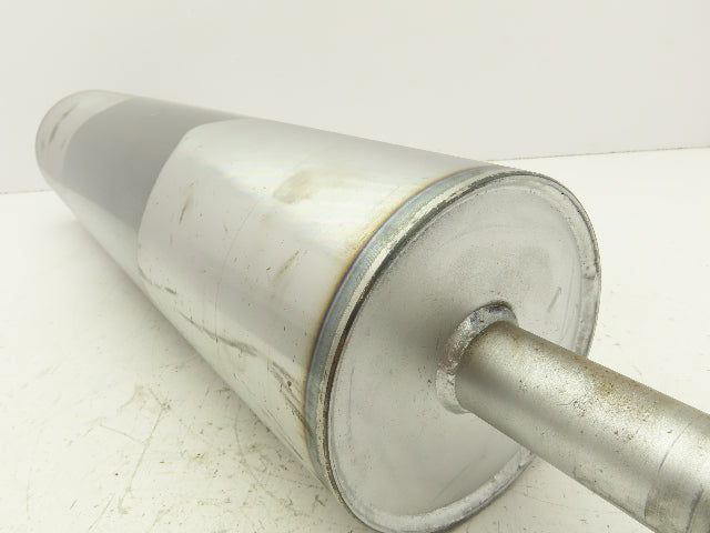 Belt Conveyor Steel Drive/Tail Pulley 5.4" Dia 23-7/8"W Welded Shaft