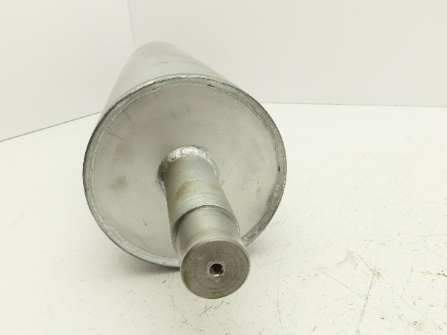 Belt Conveyor Steel Drive/Tail Pulley 5.4" Dia 23-7/8"W Welded Shaft