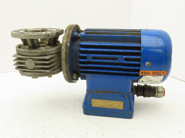 Cemp Bonfiglioli MVF 44/F Gearmotor 14:1 Reducer Hollow Shaft 115rpm .18kw 480V