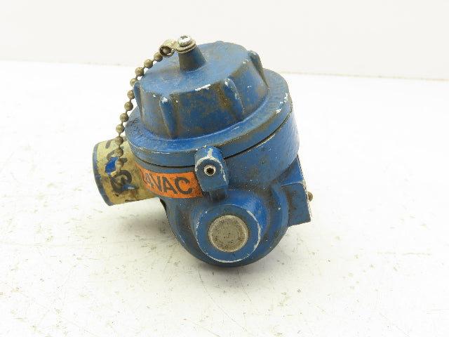 Nadi C38T09E0D 3-Way Brass Solenoid Valve 24V 3/8" NPT Universal