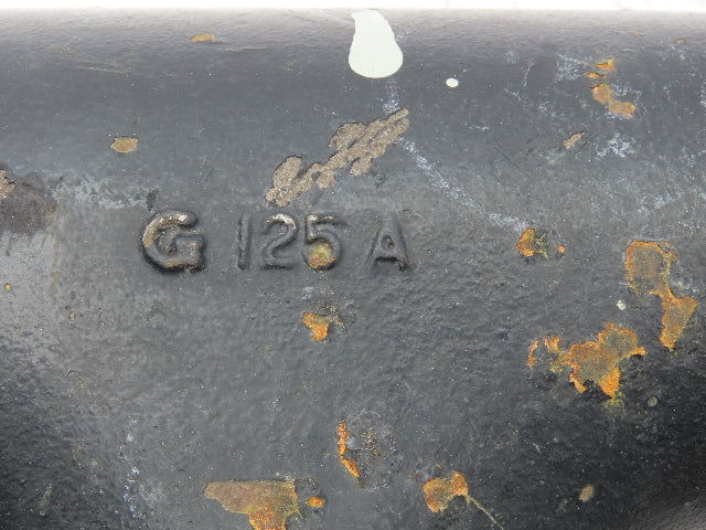 G 125A 3" Flanged Pipe Tee Black Cast Iron Fitting 4-Bolt