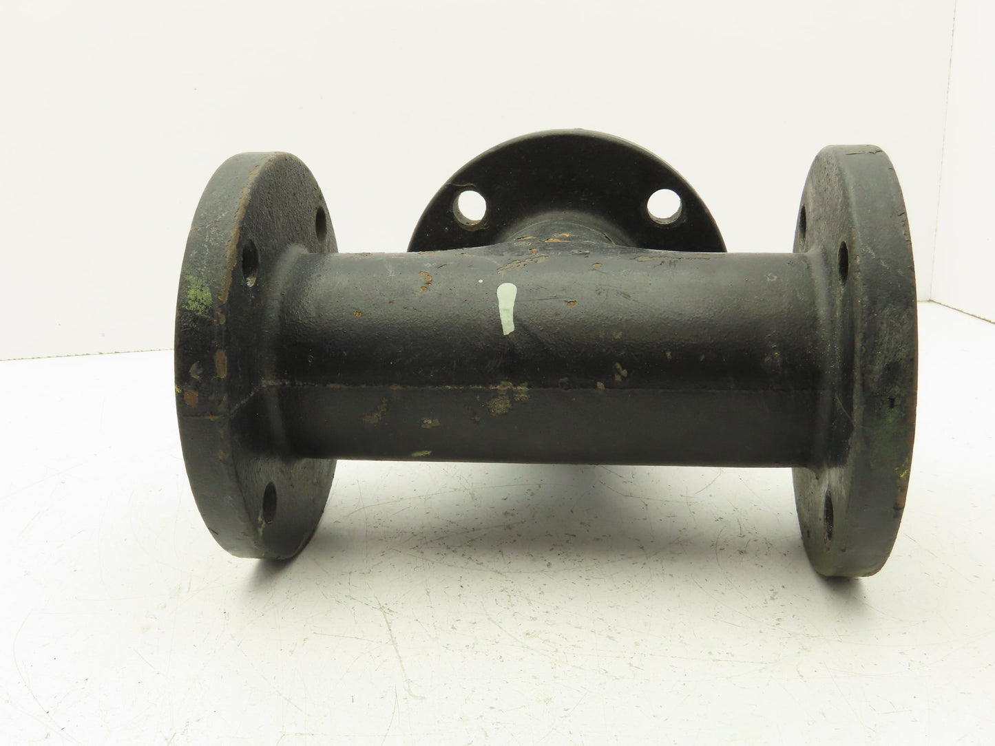 G 125A 3" Flanged Pipe Tee Black Cast Iron Fitting 4-Bolt