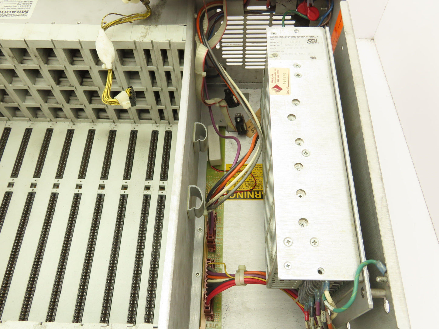 Cincinnati Milacron Chassis Case PSU Backplane 10-slot