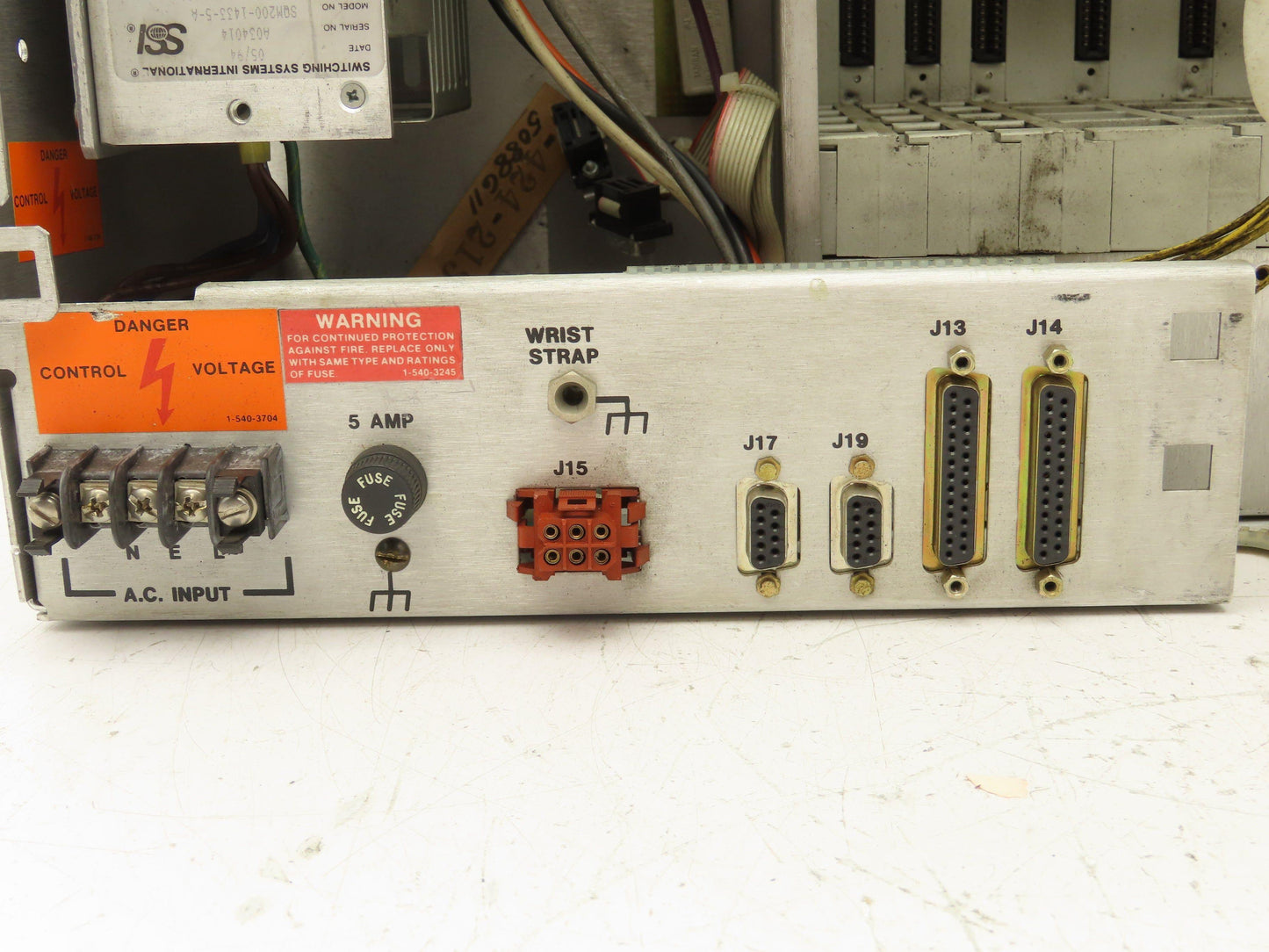 Cincinnati Milacron Chassis Case PSU Backplane 10-slot