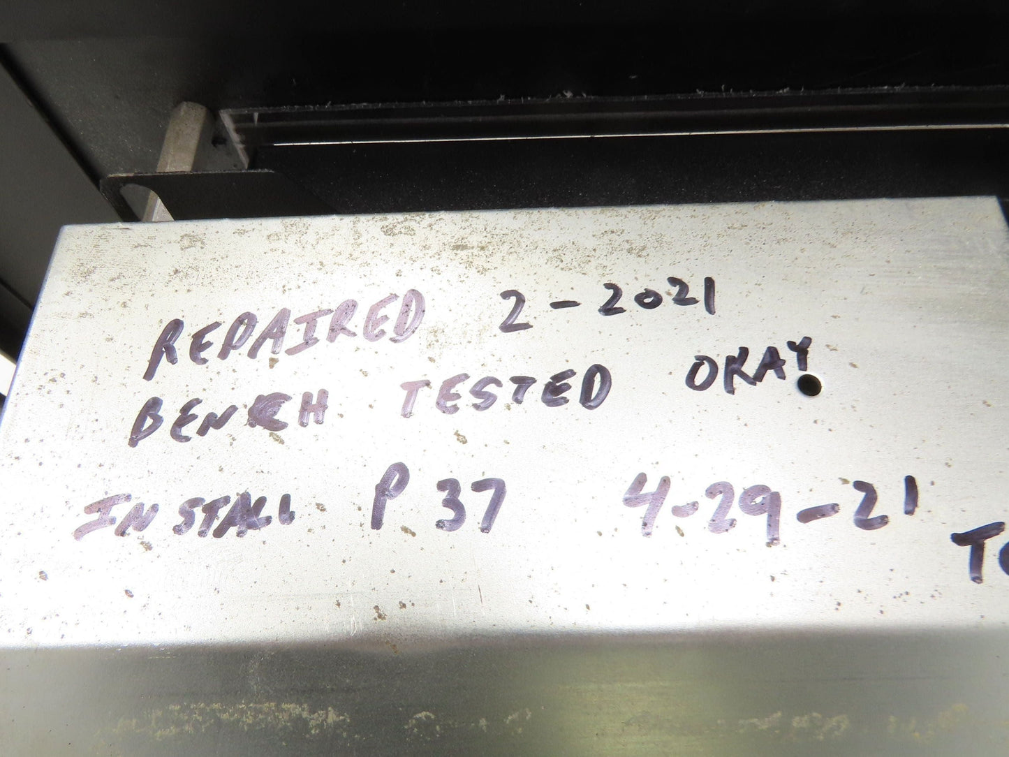 Van Dorn CRT Pathfinder Operator Control Data-Panel Monitor Flat Screen