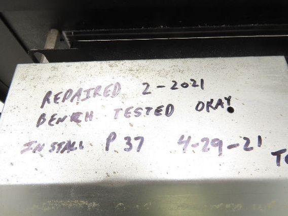 Van Dorn CRT Pathfinder Operator Control Data-Panel Monitor Flat Screen