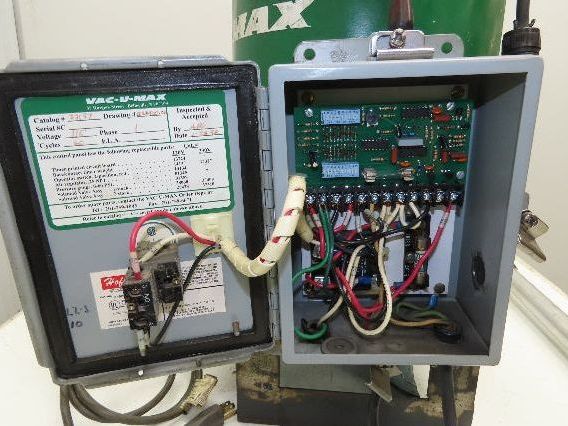 Vac-U-Max Dry Bulk Hopper 12" Receiver with Vacuum Wand 1.5" Suction Feeder 115V