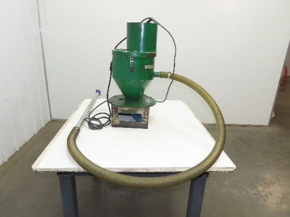 Vac-U-Max Dry Bulk Hopper 12" Receiver with Vacuum Wand 1.5" Suction Feeder 115V