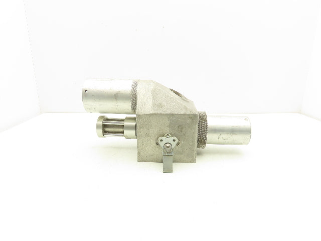 Pneumatic Bulk Conveying Proportional Shutoff Valve 2.5" Aluminum