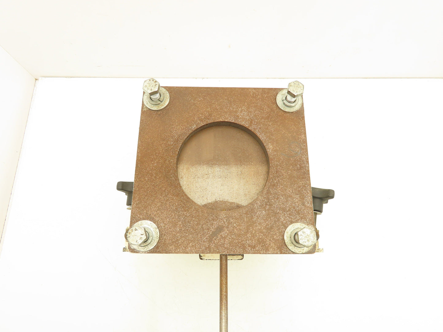 Gravity Bin Slide Gate Magnetic Separator Drawer 8.5" Flange 4" Outlet No Magnet