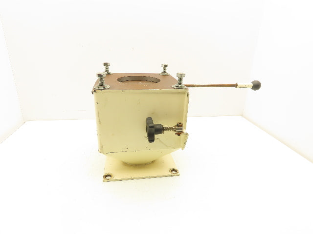 Gravity Bin Slide Gate Magnetic Separator Drawer 8.5" Flange 4" Outlet No Magnet
