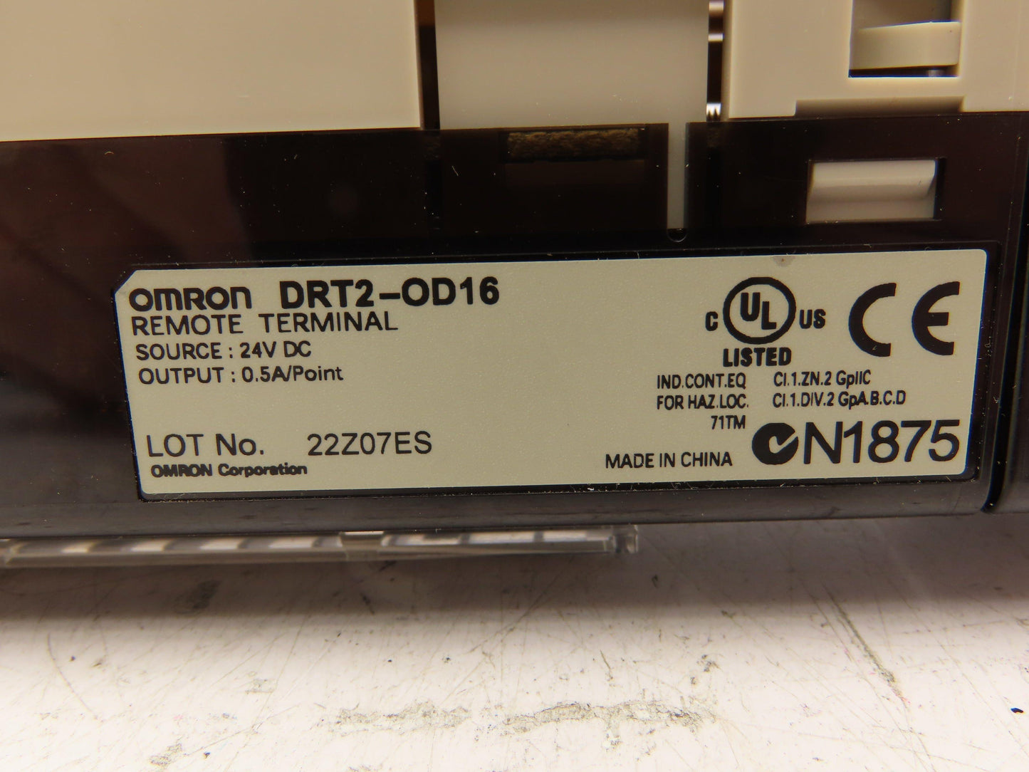 Omron DRT2-OD16 XWT-ID16 Remote Terminal PLC Input Output Module Set