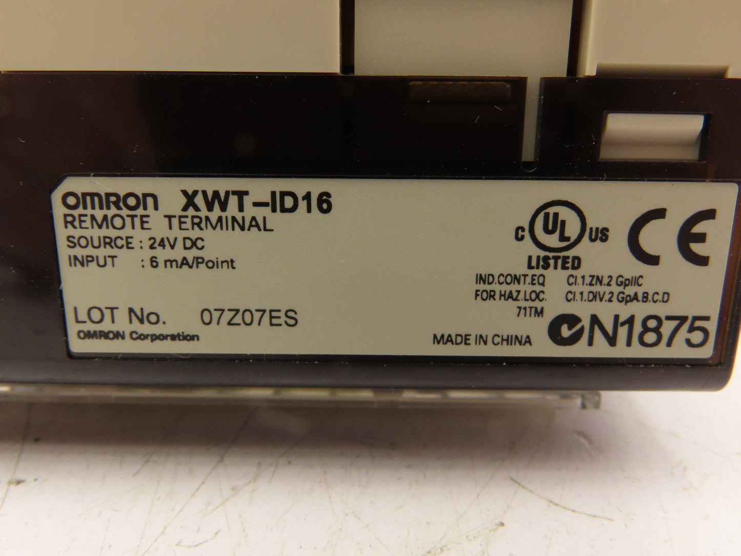 Omron DRT2-OD16 XWT-ID16 Remote Terminal PLC Input Output Module Set