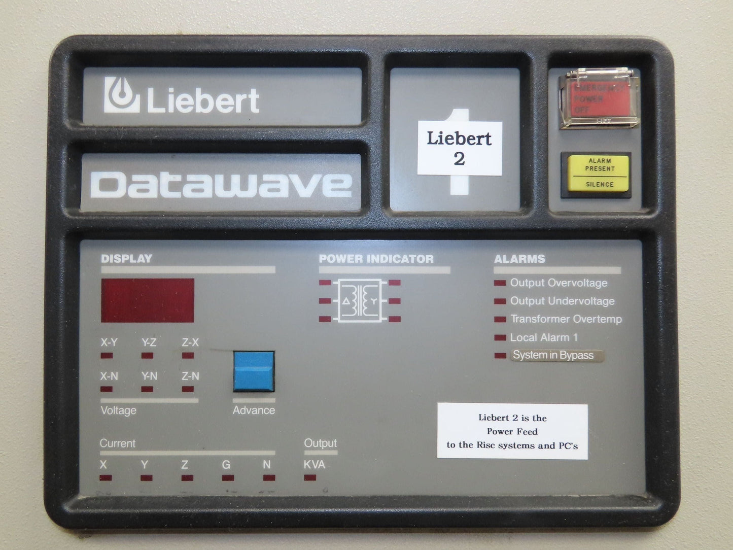 Emerson CAA050C Liebert Datawave Magnetic Synthesizer 50kva HV 480 LV 208Y/120