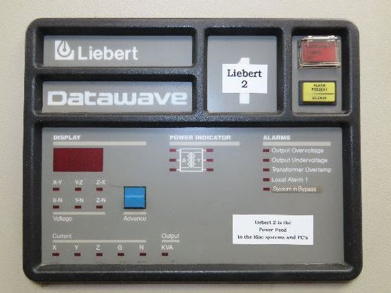 Emerson CAA050C Liebert Datawave Magnetic Synthesizer 50kva HV 480 LV 208Y/120