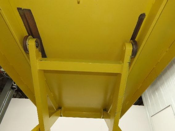 1000LB Scissor Lift Table 64" Travel 38x60" Gravity Roller Conveyor Top 3Ph