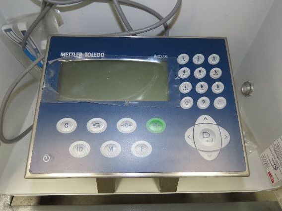 Mettler Toledo Cradle Weighing Scales 24x48" Top 750kg 1650lb IND246 Terminal