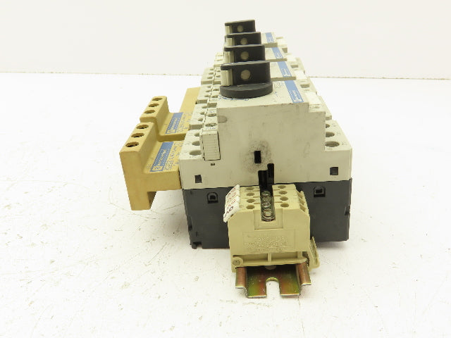 Telemecanique Contactor Rail Terminals Bus Bar 575V 6A 3 PH Lot of 4
