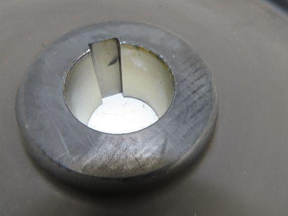 Steel Track Wheel 11.8" Dia 1.5"W Single Flanged Industrial Train Railway Cart