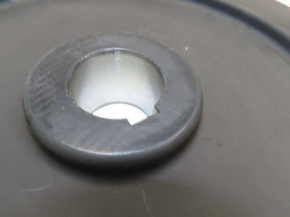 Steel Track Wheel 11.8" Dia 1.5"W Single Flanged Industrial Train Railway Cart