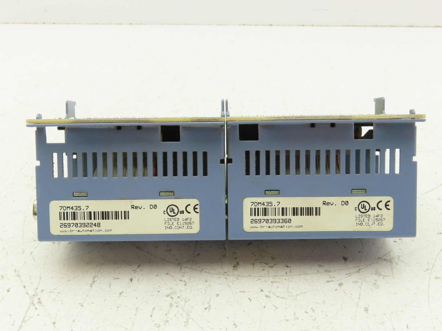 BR Automation 7DM435.7 PLC Input Output Module Rev D0 Lot of 2