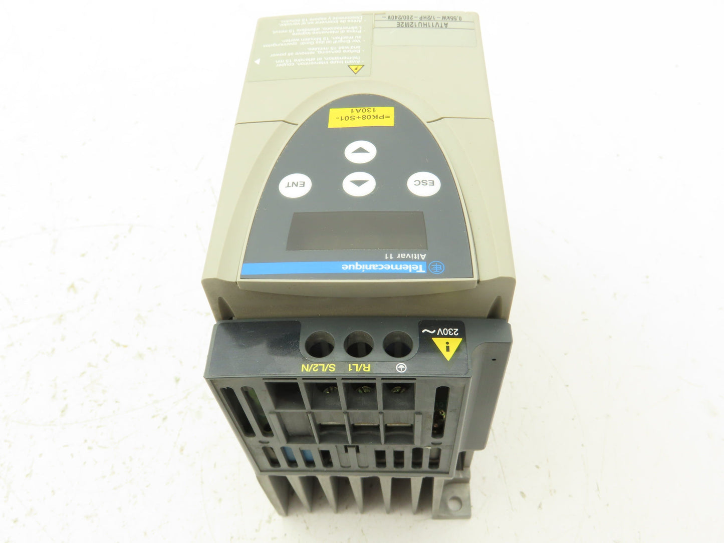 Telemecanique ATV11HU12M2E Altivar 11 AC Drive VFD 0.55kva 1/2Hp 1Ph 240V Input