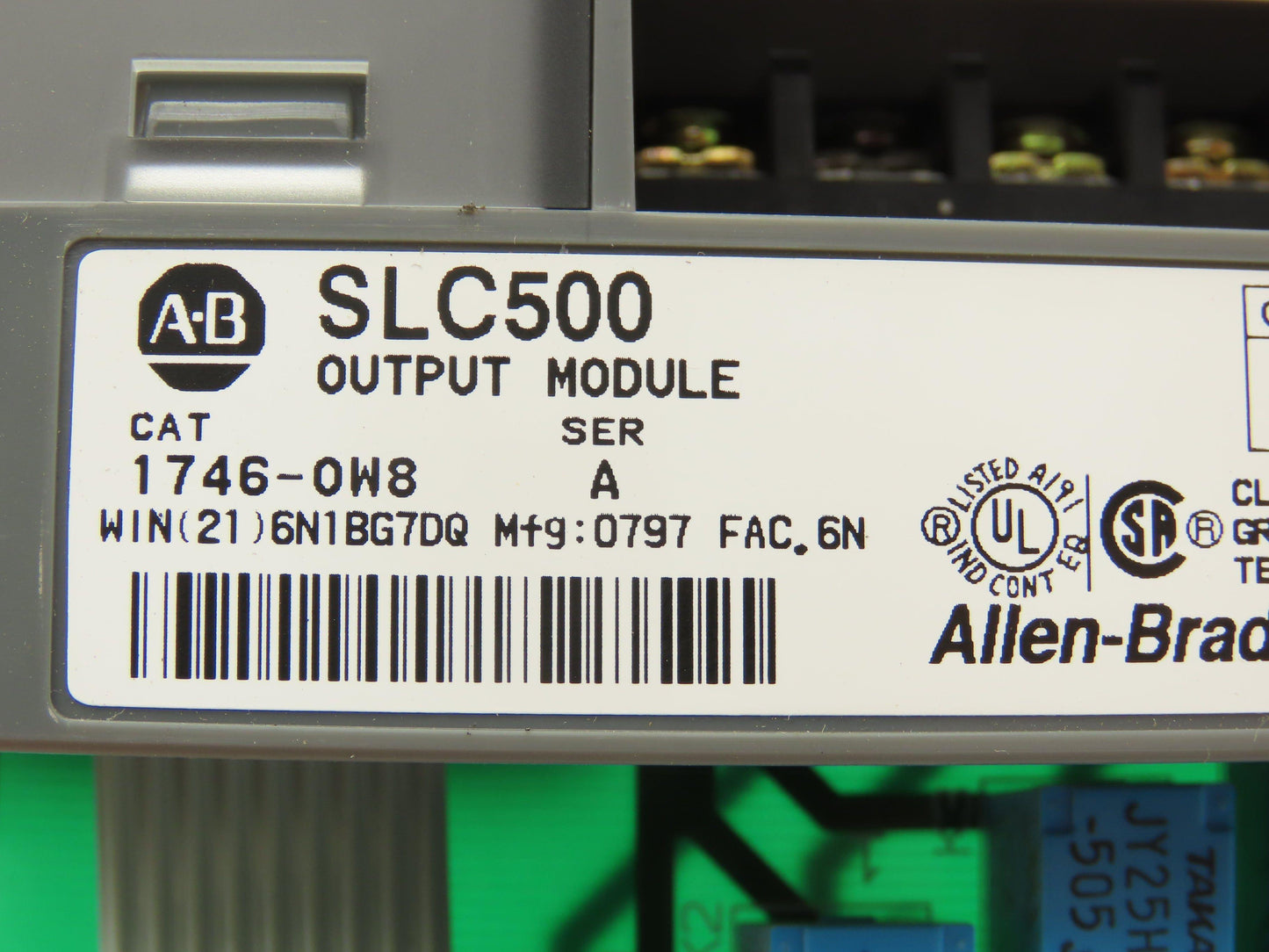 Allen Bradley 1746-OW8 SLC 500 Output Module Series A