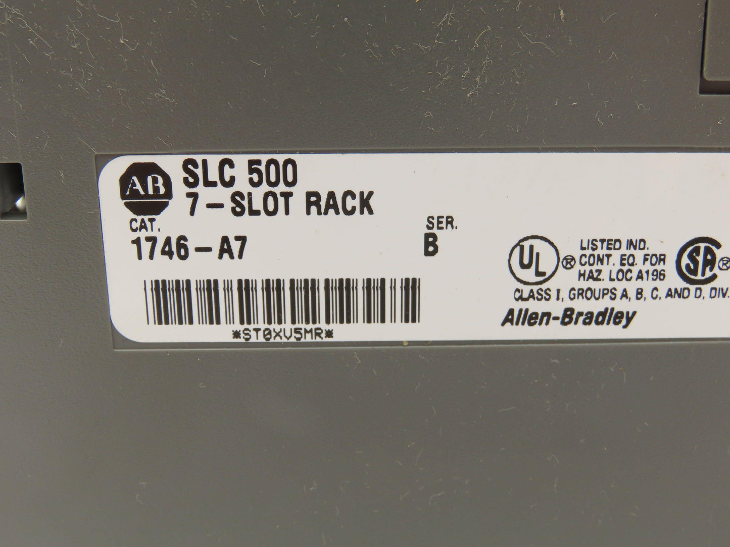 Allen Bradley 1746-P1 1746-A7 Ser A Power Supply 7-Slot Chassis Ser B
