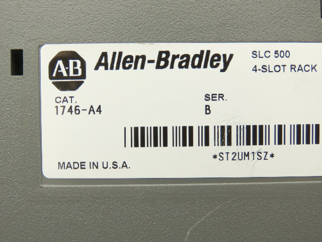 Allen Bradley 1746-P1 1746-A4 Ser C Power Supply 4-Slot Chassis Ser B