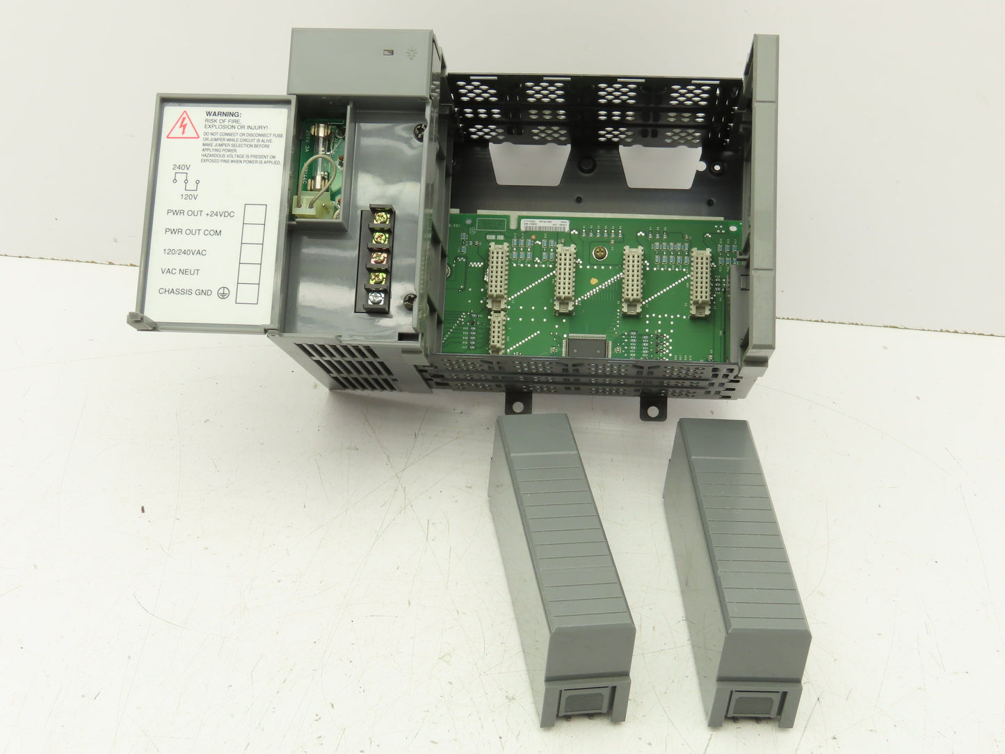 Allen Bradley 1746-P1 1746-A4 Ser C Power Supply 4-Slot Chassis Ser B
