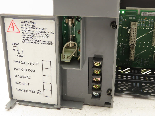 Allen Bradley 1746-P1 1746-A4 Ser C Power Supply 4-Slot Chassis Ser B