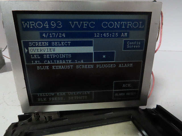 Allen Bradley 2711-T6C**** PanelView 600 Touch Screen PLC HMI Broken Covers