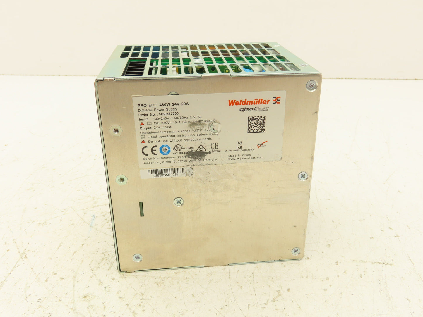 Weidmuller PROeco 1469510000 DIN Power Supply 480W 24V 20A