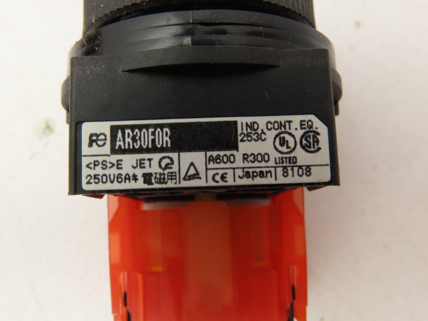 Fuji Electric Red Push Button 30mm 250V 6A Lot of 9