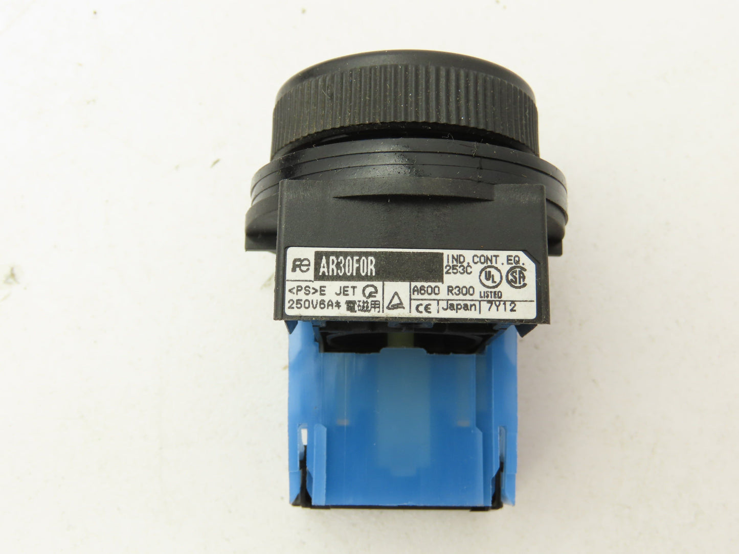 Fuji Electric Black Push Button 30mm 250V 6A Lot of 9