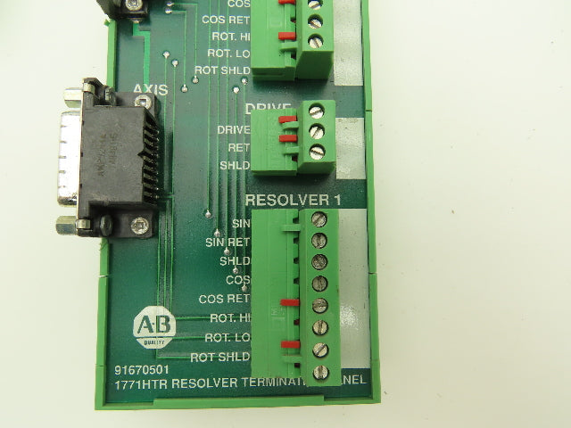 Allen Bradley 1771HTR Resolver Termination Panel Lot of 9