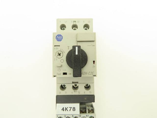 Allen Bradley 140MC2EB40 190EMNZ242CB40X Manual Motor Starter Contactor Lot of 2