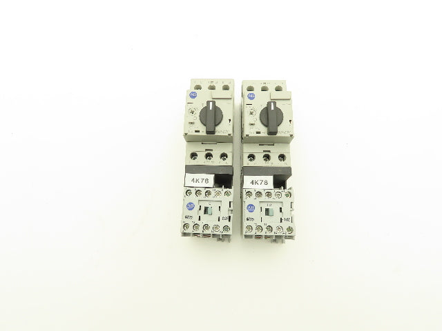 Allen Bradley 140MC2EB40 190EMNZ242CB40X Manual Motor Starter Contactor Lot of 2