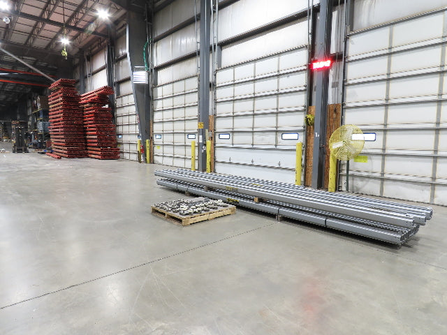 Zimmerman ZRS2 1/2 Ton Overhead Bridge Crane Suspension Rail System 164' Runway