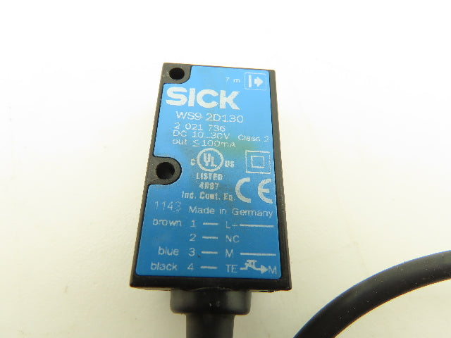 SICK WS9-2D130 Photoelectric Sensor 10-30VDC Lot of 2