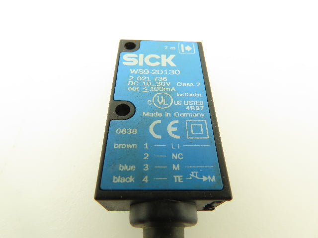 SICK WS9-2D130 Photoelectric Sensor 10-30VDC Lot of 2