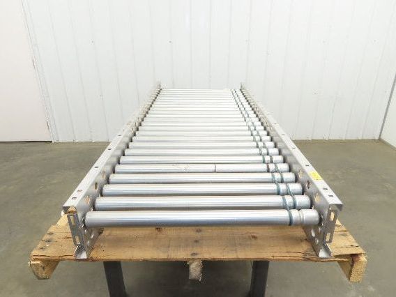 Hilmot 30"x 6' Motorized Roller Conveyor 27"BF 24VDC O-Ring Drive